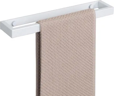 Produktbild von Famanu Handtuchhalter 30 cm - Weiß, rostfreies Edelstahl SUS304, Wandmontage für Bad oder Küche