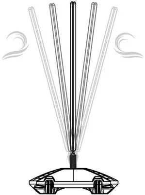 Produktbild von Kundenstopper WindPro Lite 500x700mm schwarz