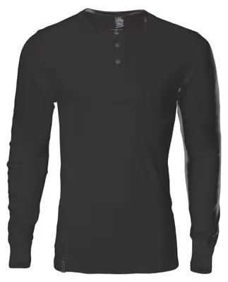 Produktbild von Dovre 660 Rib Button Longshirt 2er Pack black S