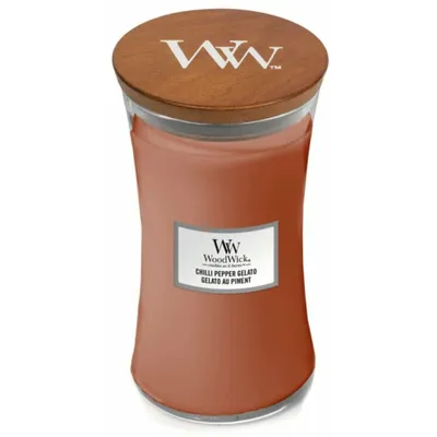 Obrázek produktu pro WoodWick Chilli Pepper Gelato, Další, Hnědá, Černý pepř, Citrón, Cukr, Vanilka, 1 kusů