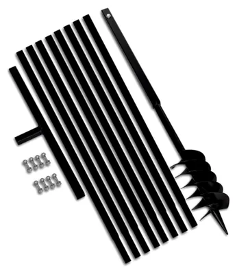 Produktbild von Erdbohrer mit Griff 120 mm und Verlängerungsrohr 9 m