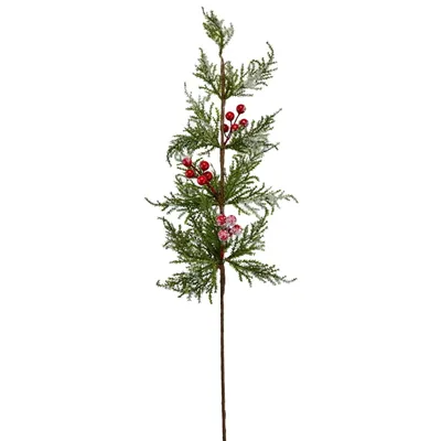 Obrázok produktu pre Zasnežená vetvička tisu 75 cm