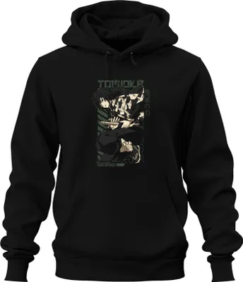 Produktbild von Giyu Tomioka Kimetsu no Yaiba Demon Slayer Anime Geschenk Uni Hoodie Kapuzenpullover, Schwarz, XXL