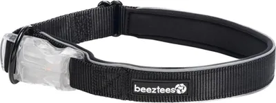 Produktbild von Beeztees Hundehalsband Parinca Safety Gear LED Nylon schwarz