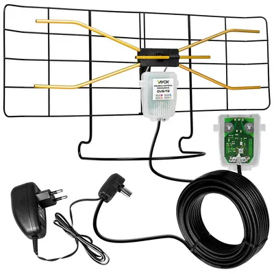 Zdjęcie produktu dla Vayox Antena Pokojowa DVB-T/T2 | UHF, VHF | Czarna