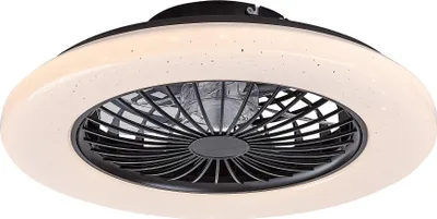 Zdjęcie produktu dla Lampa sufitowa z wentylatorem - Lampowentylator LED 48W z pilotem DALFON2 71329 Rabalux