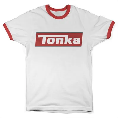 Produktbild von Tonka Logo Ringer Tee - Large - WhiteRed