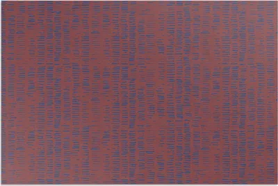 Produktbild von Teppichgeflecht, Imitation eines Boho-Stoffes – Vinylteppich – 60x90 cm – Outdoor Teppich – Terrasse – Wetterfest – Modern