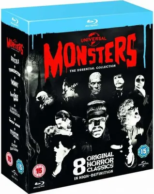 Produktbild von Universal Classic Monsters: The Essential Collection (Blu-ray) (UK-Import mit deutscher Tonspur) - - (Film / BR)