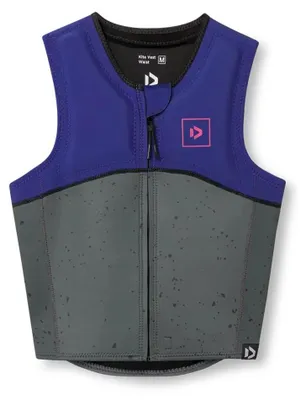 Immagine prodotto di Giubbotto da kite Duotone, grigio scuro/blu, taglia 52/L, in neoprene e imbracatura