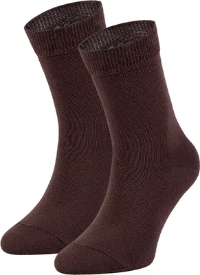 Produktbild von Kinder Socken für Mädchen & Jungen Lange Baumwollsocken, 24-29, Braun (Dark Chocolate)