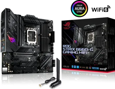 Produktbild von ASUS ROG STRIX B660-G GAMING WIFI Intel B660 LGA 1700 micro ATX