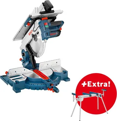 Produktbild von Kombinationssäge GTM 12 JL mit Arbeitstisch GTA 2600 im Karton