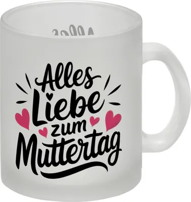 Produktbild von Muttertag Liebe - Glas Tasse