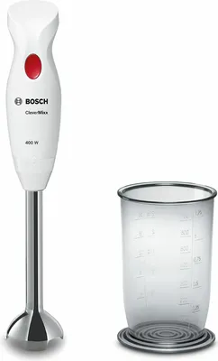 Zdjęcie produktu dla Bosch MSM24100, Blender immersyjny, 1,2 m, 400 W, Stal nierdzewna, Biały