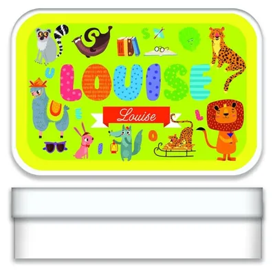 Voucherbox "Louise" aus Metall, personalisiert, 2,7x9,7x6,2 cm