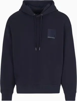 Produktbild von Armani Exchange Dunkelblauer Piqué Hoodie – Xxl