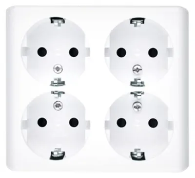 Obrázok produktu pre Kontakt-Simon EGSZ4NZ/11, Biela, Plast, IP20, 250 V, 110 mm, 43,5 mm