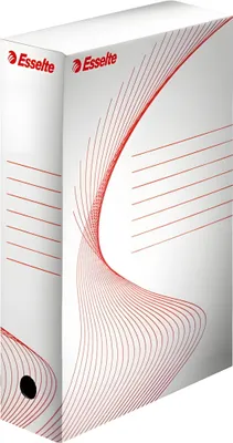 Produktbild von Archívny box Esselte 80mm biely/červený