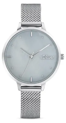 Image de s.Oliver Montre femme Montre en acier inoxydable argenté 2033510