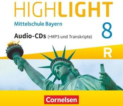 Produktbild von Highlight 8. Jahrgangsstufe - Mittelschule Bayern - CD-Extra: Audio-CDs mit MP3-Dateien