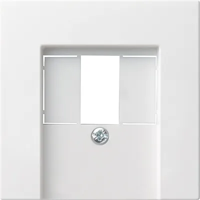 Produktbild von Gira Zentralabdeckung rws-gl f.TAE-Anschlußdose 027603