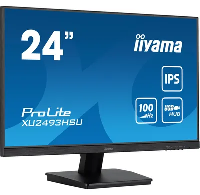 Image de IIYAMA iiyama ProLite 24" Full HD IPS-monitor avec USB-Hub et taux de rafraîchissement de 100Hz
