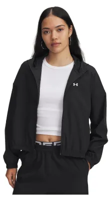 Produktbild von Under Armour Rival Woven Jacke Schwarz S Frau Schwarz S