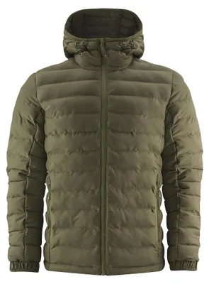 Produktbild von James Harvest - "Woodlake Heights" Steppjacke für Herren ET908 (L) (Moosgrün)