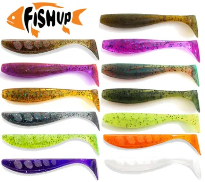 Produktbild von Fishup Wizzle Shad 2' 5,5cm - 10 Gummifische, Fishup Farben:Pearl
