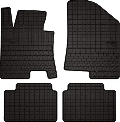 Obrázek produktu pro Gumové autokoberce pro na míru pro Hyundai i30 II (2011-2017, hatchback, kombi) černé, sada 4 ks, s úchyty