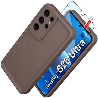 Produktbild von Silikonhülle für Samsung S26 Ultra (matt) + Displayschutzfolie