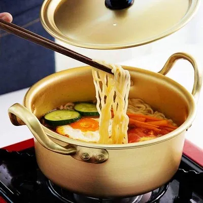 Obrázok produktu pre Kórejský hliníkový hrniec na ramen – 20 cm