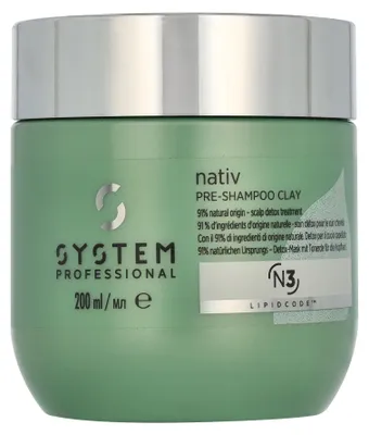 Produktbild von System Professional Nativ, Haargel, Frauen, Alle Haare, 200 ml, Topf, Aqua/Water/Eau, Cetearyl Alcohol, Illite, Butylene Glycol, Behentrimonium Chloride, Glycerin,...