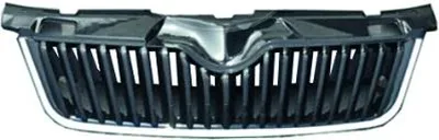 Produktbild von DIEDERICHS 7801742 Kühlergrill Frontgrill für SKODA Fabia II Schrägheck (542) Schwarz Chrom