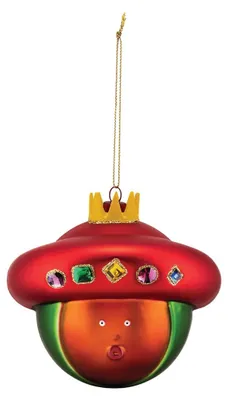Image de Alessi Palle di Natale - Boule de Noël - Balthazar, en verre