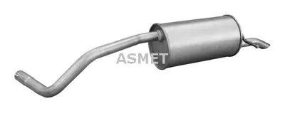 Produktbild von ASMET 03.112 Endschalldämpfer für VW POLO (9N) Auspuff
