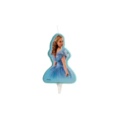 Produktbild von Dekora  Torten Kerze - Cinderella  - 1stück  Dekora