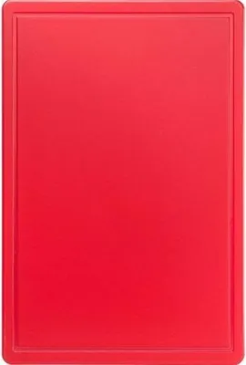 Produktbild von Schneidbrett, HACCP, Farbe rot, 600 x 400 x 18 mm (BxTxH)