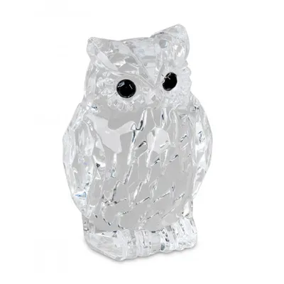 Produktbild von Formano Dekorations Figur Eule  sitzend 6cm in Acryl-klar