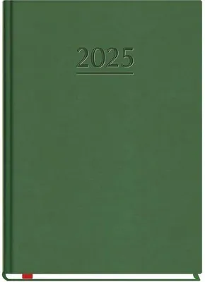 Obrázok produktu pre Kalendarz książkowy tygodniowy A5 2025 zielony