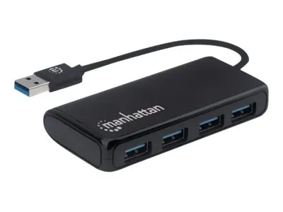 Immagine prodotto di MANHATTAN 4-Port USB 3.2 Gen 1 Hub USB-A St./ 4x A-Buchse