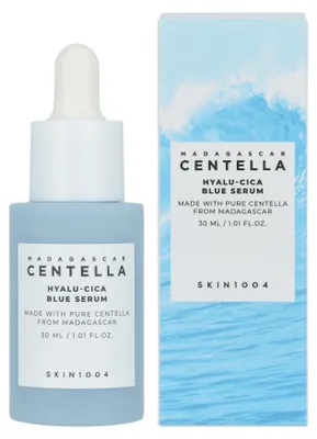 Imagen del producto de Serum facial Skin1004 Hyalu-Cica Blue, con extracto de centella de Madagascar