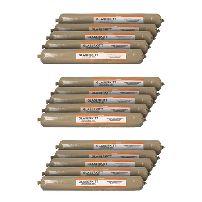Produktbild von CUT360 SB 11 Glaserkitt | Fensterkitt für Einfachverglasung | 15 x 1kg weichplastisch, leicht zu verarbeiten | Geeignet für Holz- & Metallrahmen
