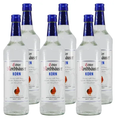 Produktbild von Echter Nordhäuser Korn (6 x 1,0L)
