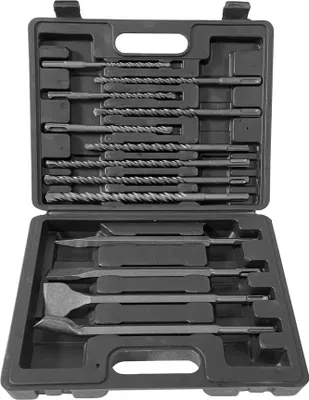 Produktbild von Satz Bohrer und Meißel Strend Pro SD047, 13-teilig, SDS+, im Koffer