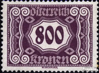 Produktbild von Briefmarken Österreich 1922 Mi P123 postfrisch Portomarken