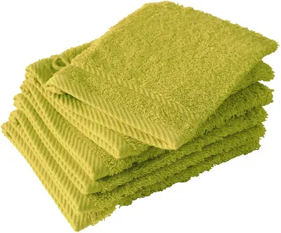 Produktbild von waschlappen Hélène21 x 15 cm Baumwolle Limone 6 Stück