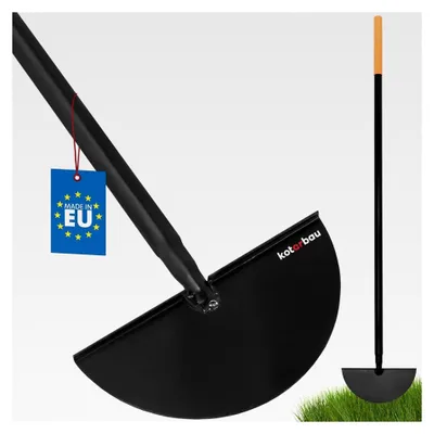 Produktbild von Rasenkantenstecher mit Metallstiel 122 cm, Stahl, Halbmondform