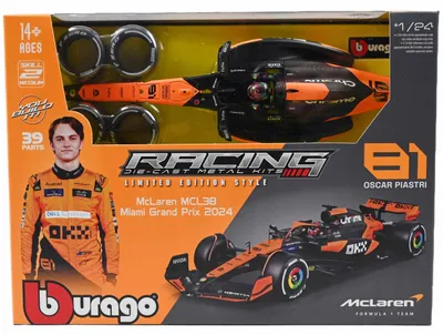 Zdjęcie produktu dla Bburago Model 1:24 BOLID F1 McLaren MCL38 #81 Piastri 18-28512